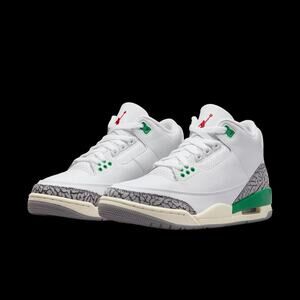 Air jordan Women's 3 Retro "Lucky Green"- 9.5